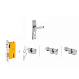 Dorset Dash HL DAS 204.3mm Zinc SC Finish Lock Set with KY Mortise Lever Lock (Pack of 3)-picture-37