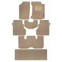 Elegant Cord Beige Carpet Car Mat Set for Maruti Ertiga 2018 Onwards-picture-22