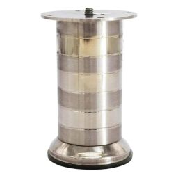 RAB 2 inch Stainless Steel Silver Tuton Finish Sofa Leg (Pack of 4)-picture-41