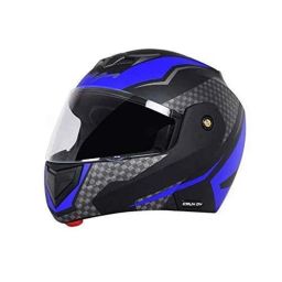 Vega Crux Black &a; Blue Flip Up Helmet, Size: M-picture-43