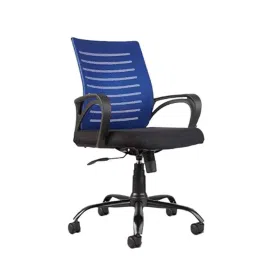 CELLBELL Desire C104 Fabric Medium Back Blue Ergonomic Chair, CBHKFOC1238-picture-17