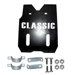 Miwings Heavy Duty Metal Engine Guard Base Black Plate For Classic, Classic 350, Classic 500, Classic Desert Storm, Classic Chrome-41