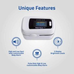 Medtech OG09 SPO2 OLED Display Pulse Oximeter Blood Oxygen Saturation Heart Rate Monitor image 4
