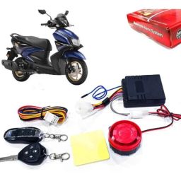 Auto Pearl 12V Black Two-Way Anti Theft Motorcycle Alarm Kit with 2 Pcs Remote for RayZR 125-picture-25
