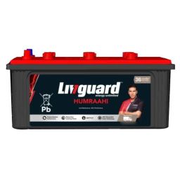 Livguard Humraahi 180Ah 12V C20 Black &a; Red Right Layout Battery with 18+18 Months Warranty for Buses &a; Trucks, LGL FF 180 R-40