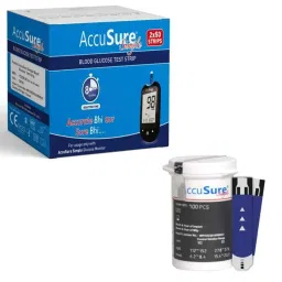 Accusure Simple 100 Pcs Blood Glucometer Test Strips-picture-18