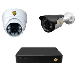 Ozone 2MP AHD 1 Dome &a; 1 Bullet CCTV Camera Kit Combo with 4 Channel DVR-picture-27