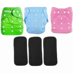 Fastgear Cotton Washable Button Strap Diaper, FG524, Size: Small-image-17