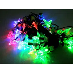 Tucasa Tranparent Star Shape Multi String Light, DW-153 image 2