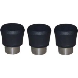 Hongxin 10mm Stainless Steel Black Top Pressure Cooker Regulator Whistle (Pack of 3)-43
