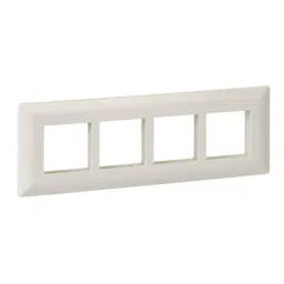 Schneider Electric Livia 8 Module White Grid &a; Cover Frame, P0708-31
