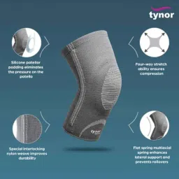 Tynor Comfortable Knee Cap with Patellar Ring, Size: S image 3