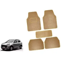 Auto Pearl 5 Pcs Polyester Beige Car Floor Carpet Set for Maruti Suzuki Alto K10 2022-picture-9