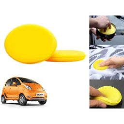 Auto Pearl Polyurethane Beige Washing &a; Waxing Polish Foam Sponge for Nano 2009-2014 (Pack of 2)-picture-29