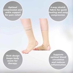 STERGIC IRIS Ankle Support Brace for Injury Recovery &a; Long Lasting Pain Relief, Size: M image 5