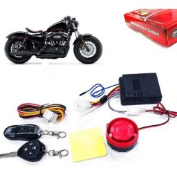 Auto Pearl 12V Black Two-Way Anti Theft Motorcycle Alarm Kit with 2 Pcs Remote for XL 1200-picture-25
