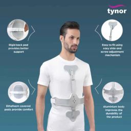 Tynor Hyper Extension Ash Brace, Size: S image 3