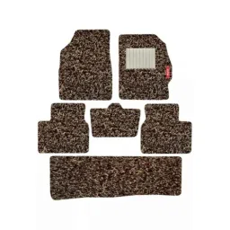 Elegant PVC Grass Beige Carpet Car Mat Set for Mahindra Marazzo-picture-46