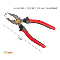 Globus 319 8 Pcs 6-7 to 20-22 Steel Double Open End Spanner Set with 8 inch Combination Plier Combo, GL-8CP-DOER8 image 5