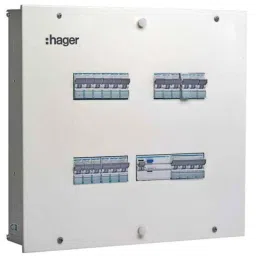 Hager Novello+ 6 Ways 8+18 Modules Single Door TPN Distribution Board, VYT06CH-picture-39