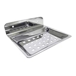 Oleanna Stainless Steel Silver Diamond Soap Dish-picture-5