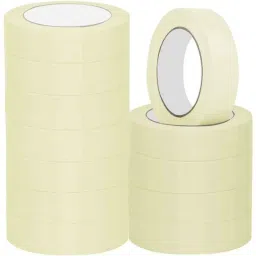 Singhal 20mx24mm Crepe Multi-Purpose Masking Tape for Carpentry, Labelling, Painting &a; Residue-Free Removal, MT01 (Pack of 4)-picture-16