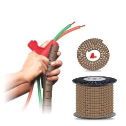 Noveau Safe-T-1ST 16mm 10m Virgin HDPE Metallic Brown Cable Zipper, NSFZ16MB0010-image-47