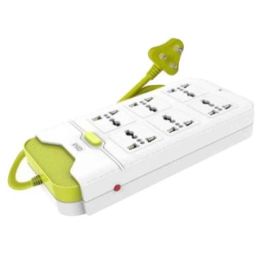 GM 3256 Multicolor Plastic 6+1 2M 3 Socket Extension Boards-picture-0
