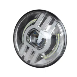 AllExtreme EX7IWH1 7 inch 75W Chrome Angel Eyes Full Ring Round Hi-Low Beam LED Headlight-picture-25