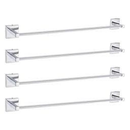 Aligarian 24 inch Stainless Steel Chrome Finish Wall Mounted Square Towel Rod (Pack of 4)-image-83