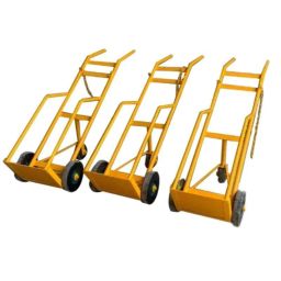 Rimsha 150kg Mild Steel Yellow Oxygen Cylinder Trolley, RIM-006-picture-17
