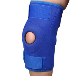 Vkare Neoprene Blue Open Patella Knee Brace, VKB0188, Size: M-38