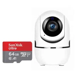 Cybernautt C2Y 2MP HD Pan Tilt Smart Wi-Fi Camera with Motion Sense Alert, 360 View, HD Night Vision, Two Way Audio &a; Free 64GB Memory Card-18
