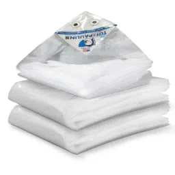 TUFFPAULIN 40x30ft 150 GSM Polyethylene Transparent Heavy Duty Pond Liner Tarpaulin-picture-42