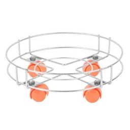 Osam Stainless Steel Silver Cylinder Trolley, CYT (Pack of 2)-image-44