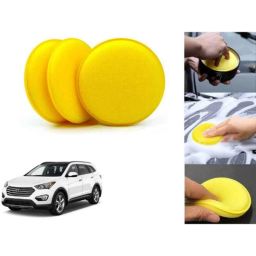 Auto Pearl Polyurethane Beige Washing &a; Waxing Polish Foam Sponge for Santa Fe (Pack of 3)-picture-12