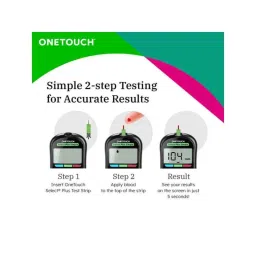 OneTouch Select Plus Glucose Monitor Kit with 10 Strips image 3