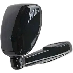 SureStrive ABS Plastic Black Heavy Quality Front Side Fender Angle View Bonnet Blind Mirror for MG Astor image 2