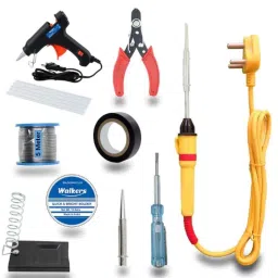 Walkers Electric 10 in 1 Soldering Equipment Tool Machine Kit with Flux Paste &a; Wire, WK0046-18