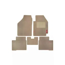 Elegant Cord Beige Carpet Car Mat Set For Honda Amaze 2018 Onwards-picture-34