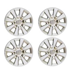 Auto Pearl 4 Pcs 14 inch Silver Car Wheel Cover Set for Honda City ZX-28