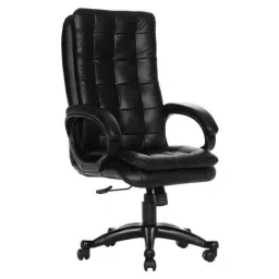 Caddy PU Leatherette Adjustable Study Chair with Back Support, DM136 (Pack of 2)-picture-0