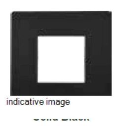Schneider Electric Opale 3 Module Solid Black Grid &a; Cover Plate, X0703_SB (Pack of 10)-picture-46