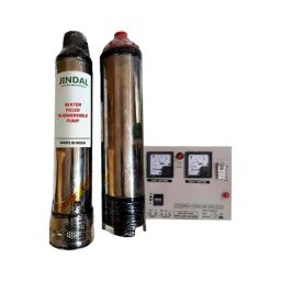 Jindal 1.5HP 12 Stage Single Phase Pure Copper Water Filled Borewell Submersible Pump with Control Panel &a; 12 Months Warranty-9
