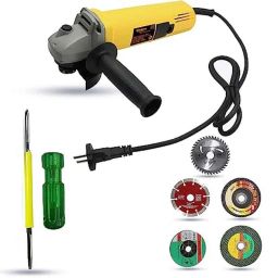Walkers 800W 4 inch Angle Grinder with 5 Pcs Wheel &a; 2 in 1 Screwdriver, WKCB473-9
