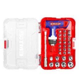 EMTOP 31 Pcs T-Handle Wrench Screwdriver Set, EBST03102-20