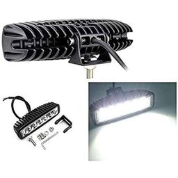 AOW 6 Led Bar White Auxillary Car Fog Lamp, Spot Lamp 18W (Pack of 2) For Hyundai Eon-10