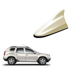 Auto Pearl White Shark Fin Replacement Signal Receiver Antenna For Renault Duster-19