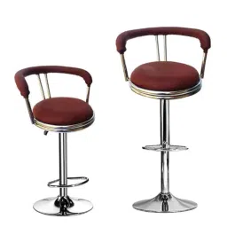 RW Rest Well RW-123 2 Pcs Brown Height Adjustable Bar Stool Set-picture-4