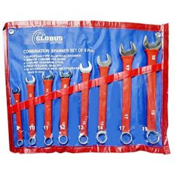 Globus 8 Pcs Plastic Red &a; Blue Combination Spanner Set-3